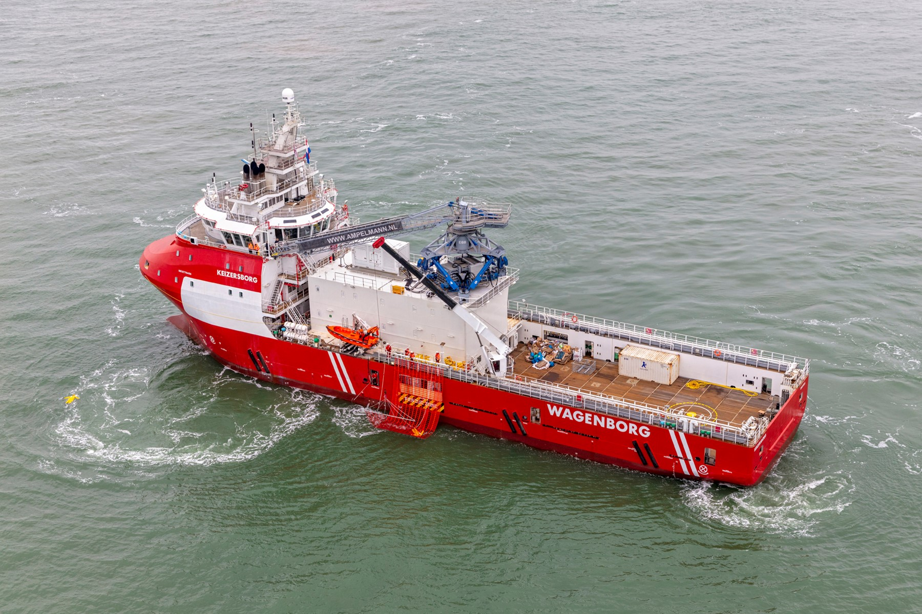 The walk to work vessel Keizersborg.