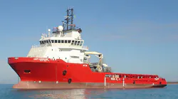 The anchor handler tag supply vessel Lady Caroline.