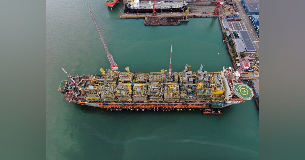 Liza Phase 2 offshore Guyana FPSO topsides in place | Offshore Liza Phase 2 offshore Guyana FPSO topsides in place | Offshore