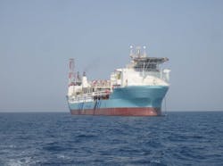 The FPSO Aoka Mizu. The FPSO Aoka Mizu.