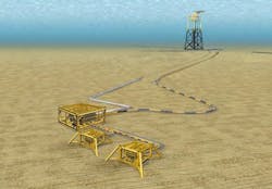 The Finlaggan field development is a subsea tieback to the Britannia platform. The Finlaggan field development is a subsea tieback to the Britannia platform.