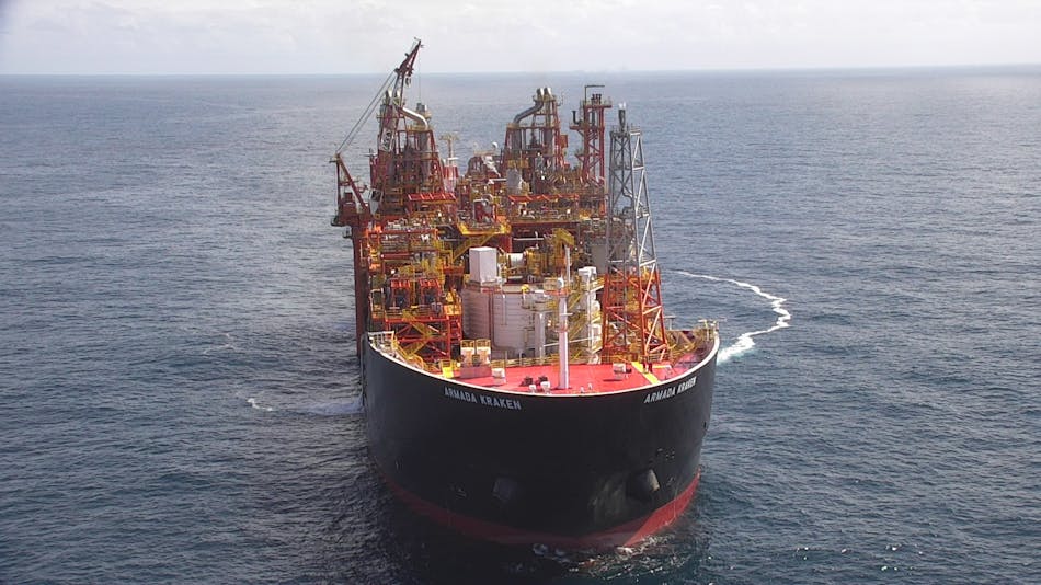 The FPSO Armada Kraken operates in the UK northern North Sea.
