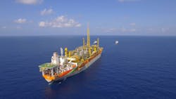 The FPSO Liza Destiny operates offshore Guyana.