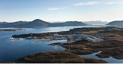 The Nyhamna terminal. The Nyhamna terminal.