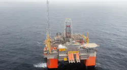 The Snorre B platform.