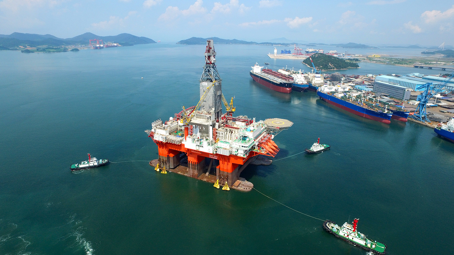 The semisubmersible West Mira.