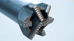 The Reverse Circulating Bit breaks through obstacles such as composite plugs and recovers the generated cuttings with suction into integrated bailer sections. The Reverse Circulating Bit breaks through obstacles such as composite plugs and recovers the generated cuttings with suction into integrated bailer sections.