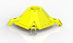 The overtrawlable capture canopy concept designed by T12 for Sentinel Subsea&rsquo;s WellSentinel.
