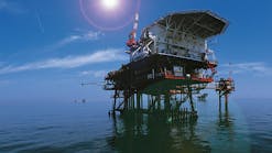 The Zohr gas field offshore Egypt.