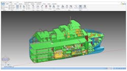The AVEVA E3D Design software. The AVEVA E3D Design software.
