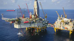 The Bayu-Undan field complex in the Timor Sea.