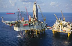 The Bayu-Undan field complex in the Timor Sea. The Bayu-Undan field complex in the Timor Sea.