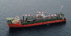 The Captain FPSO. The Captain FPSO.