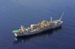 The FPSO Montara Venture. The FPSO Montara Venture.