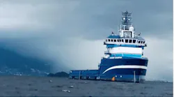 The platform supply vessel Harvey Champion was built in 2012.