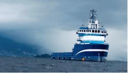 The platform supply vessel Harvey Champion was built in 2012. The platform supply vessel Harvey Champion was built in 2012.