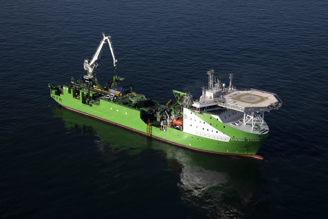 The cable installation vessel Living Stone.
