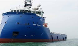 The PSV Sea Flyer. The PSV Sea Flyer.