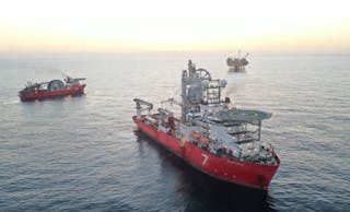 The Seven Navica and Seven Seas working in the Gulf of Mexico.