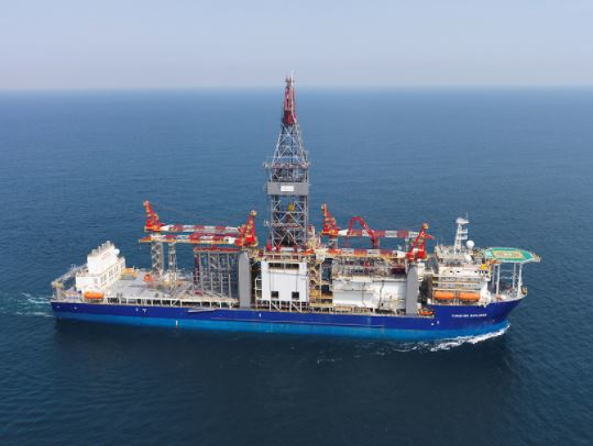 The drillship Tungsten Explorer.