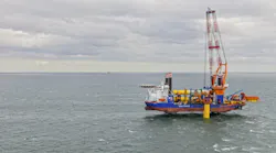 The jackup installation vessel Aeolus.