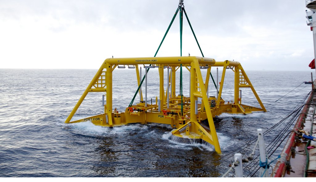 Vigdis subsea installation.