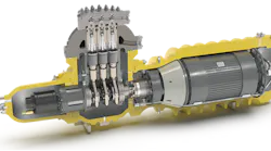 The Hammelmann Subsea Pump, including drive motor and variable displacement system.