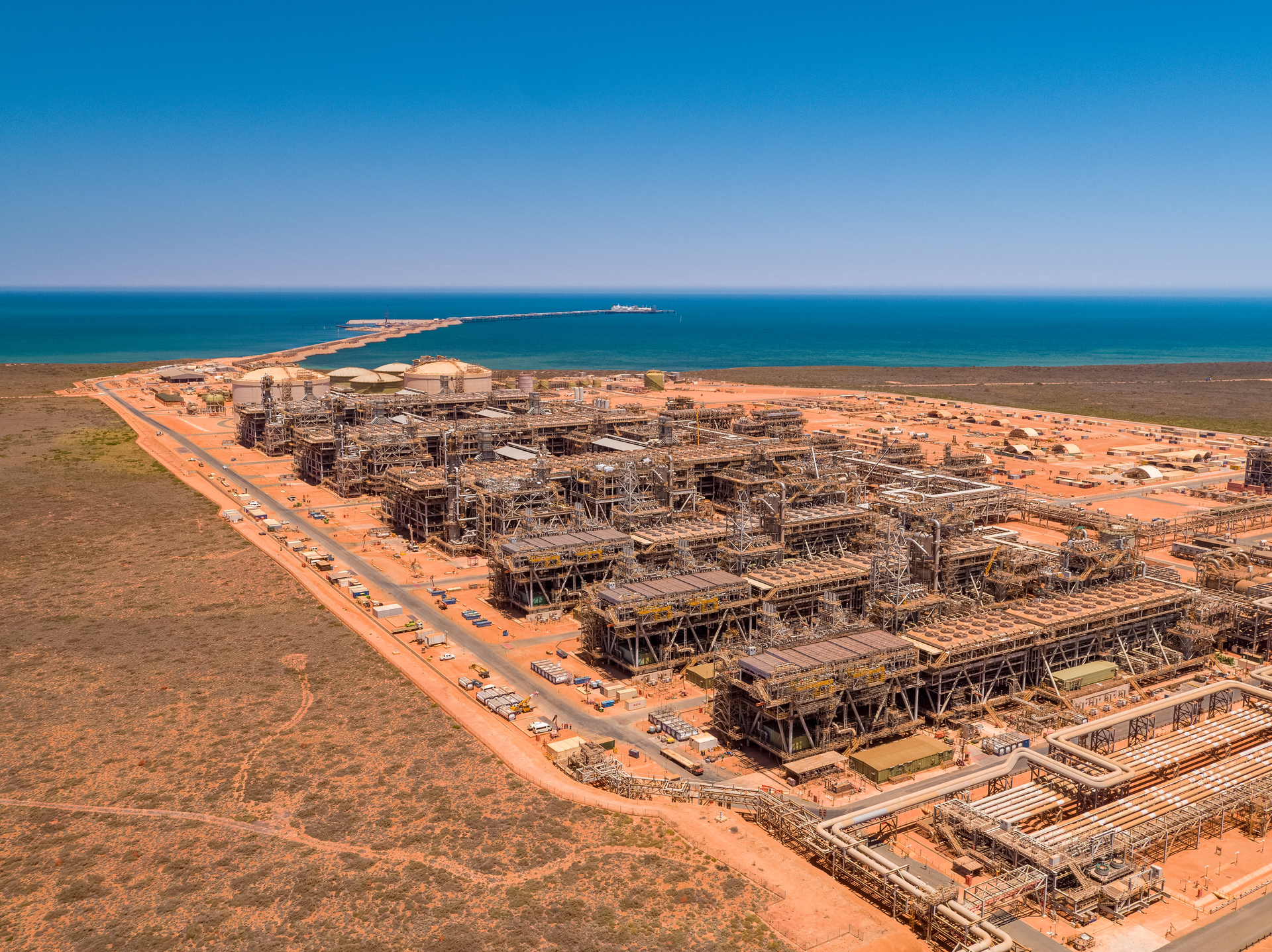Gorgon comprises a three-train, 15.6 MM metric tons per annum LNG facility on Barrow Island.