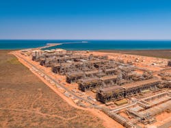 Gorgon comprises a three-train, 15.6 MM metric tons per annum LNG facility on Barrow Island. Gorgon comprises a three-train, 15.6 MM metric tons per annum LNG facility on Barrow Island.