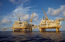 The Bayu-Undan complex. The Bayu-Undan complex.