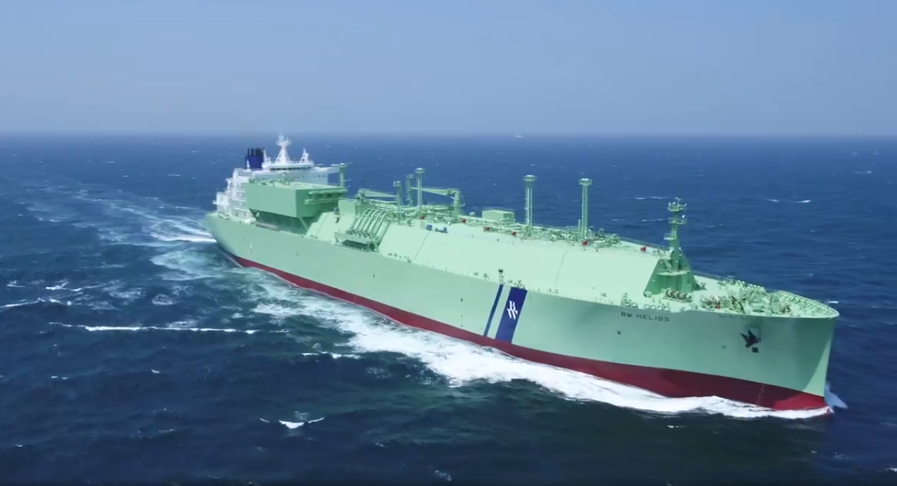 The LNG carrier BW Helios.