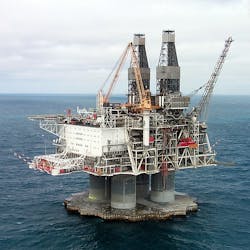 The Hibernia platform offshore Newfoundland and Labrador. The Hibernia platform offshore Newfoundland and Labrador.
