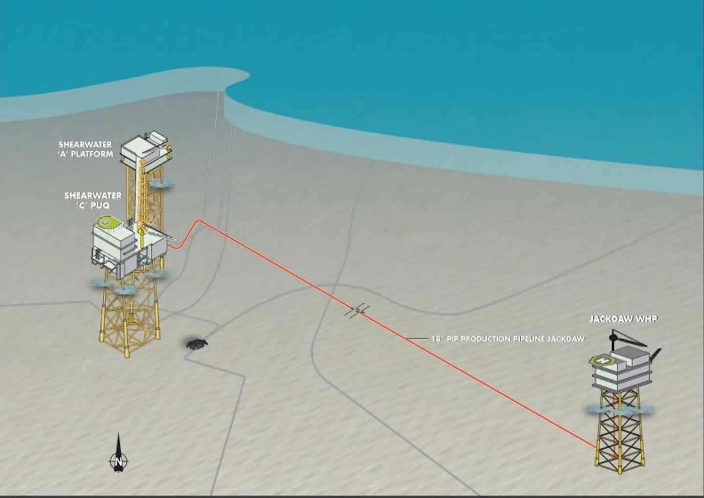 Shell Outlines Plans For UK North Sea Jackdaw Gas Project Offshore