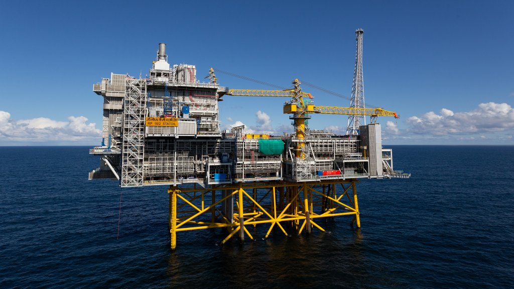 The Johan Sverdrup riser platform.