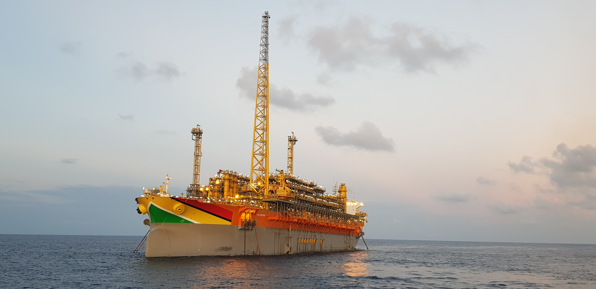 The FPSO Liza Destiny offshore Guyana.