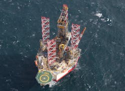 The jackup Maersk Resolve. The jackup Maersk Resolve.