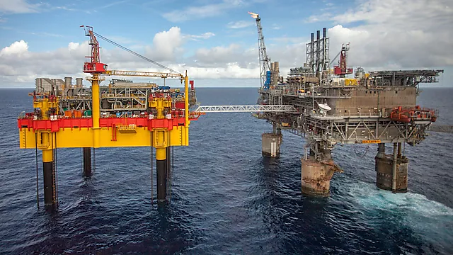 The Malampaya gas field complex offshore the Philippines.