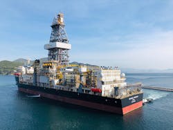 The ultra-deepwater drillship Sonangol Quenguela. The ultra-deepwater drillship Sonangol Quenguela.