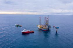 The Yme development in the eastern Norwegian North Sea. The Yme development in the eastern Norwegian North Sea.