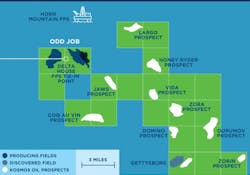 Zora is a Miocene target in the same play as nearby analogous fields Odd Job, Horn Mountain, and Marmalard. Zora is a Miocene target in the same play as nearby analogous fields Odd Job, Horn Mountain, and Marmalard.