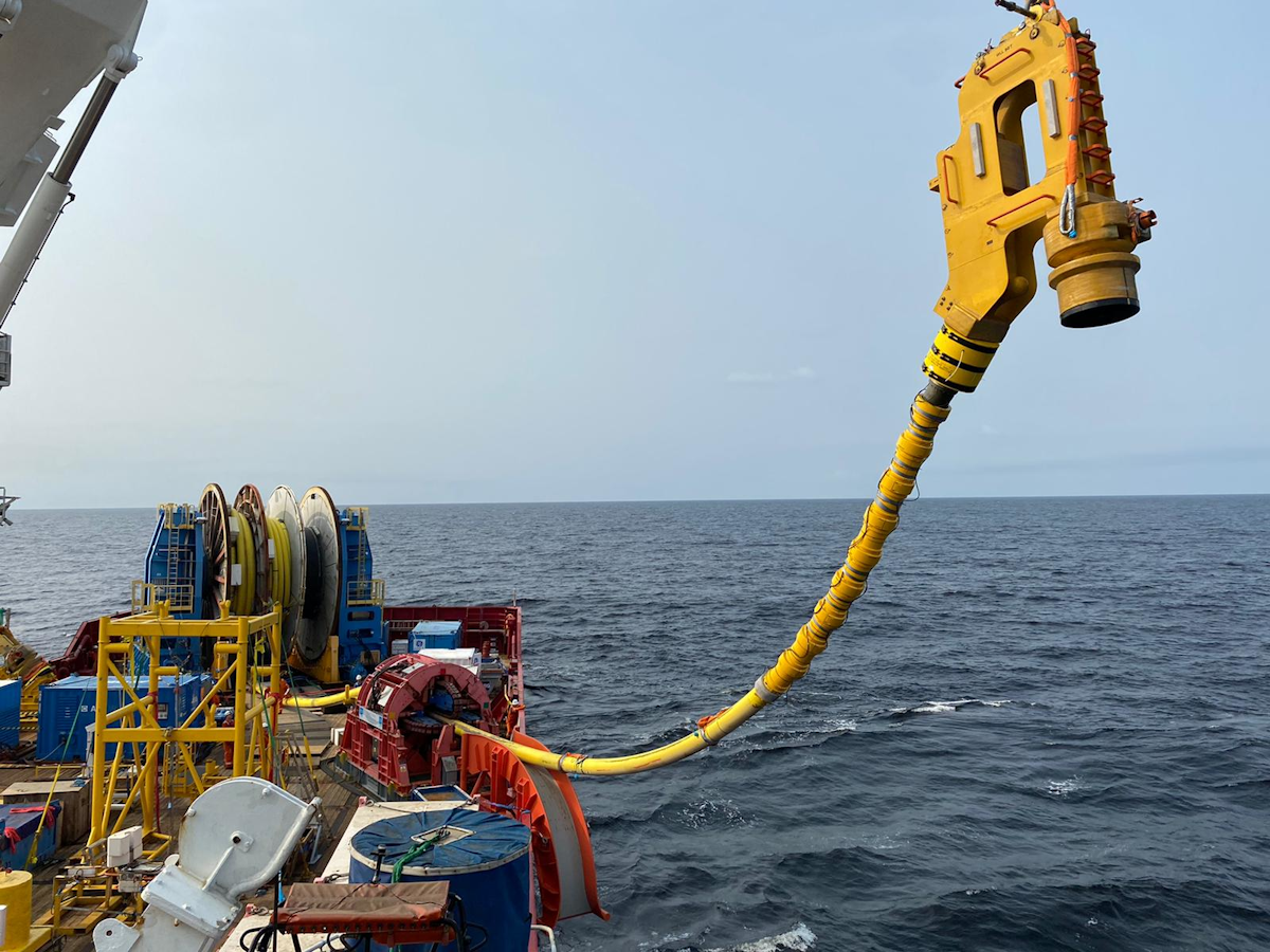 Maritime Developments supports flexible jumper installations offshore
