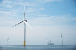 The Dudgeon offshore wind farm. The Dudgeon offshore wind farm.