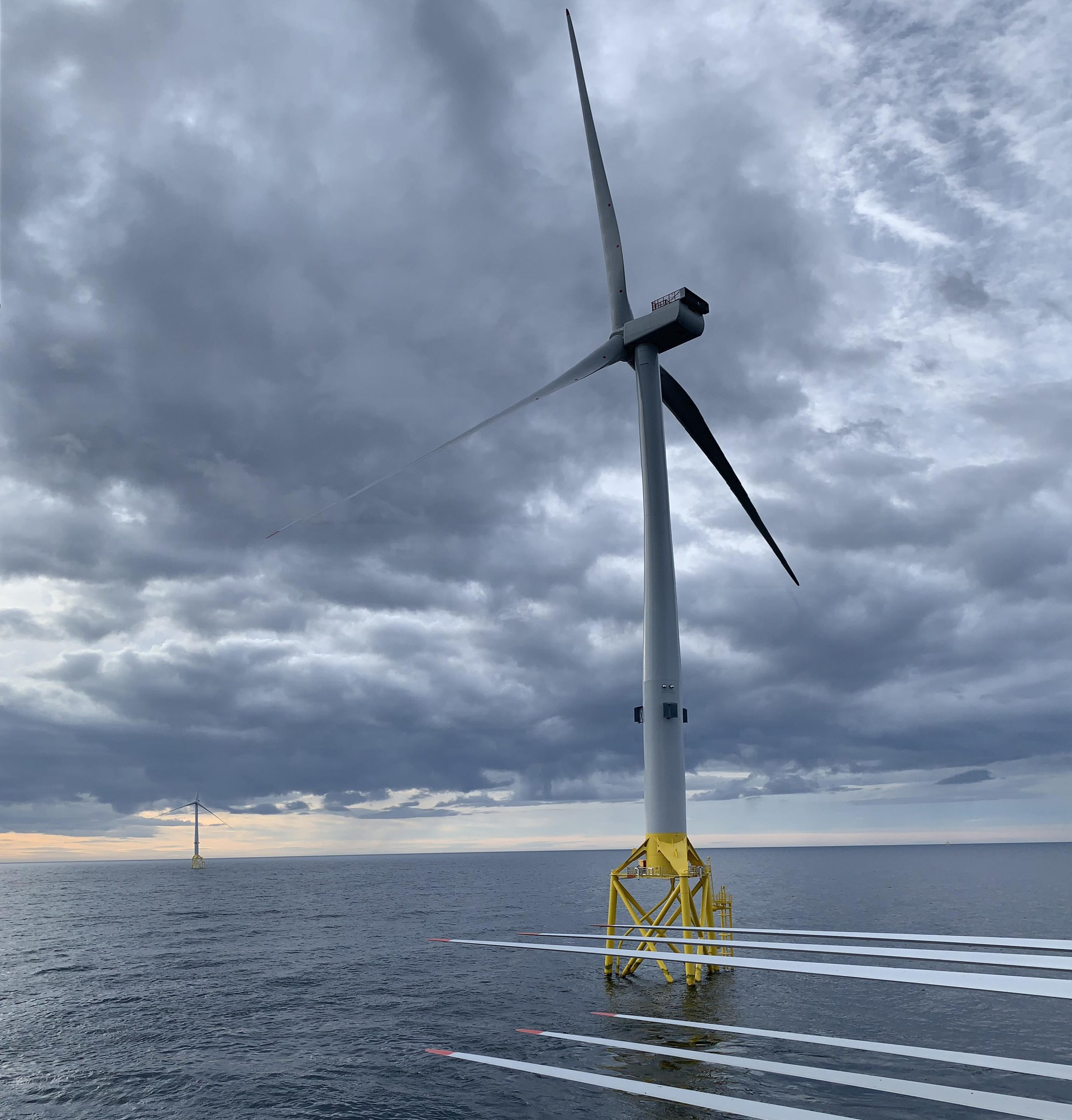 The 50th offshore wind turbine was installed at Moray East on Thursday, June 10.