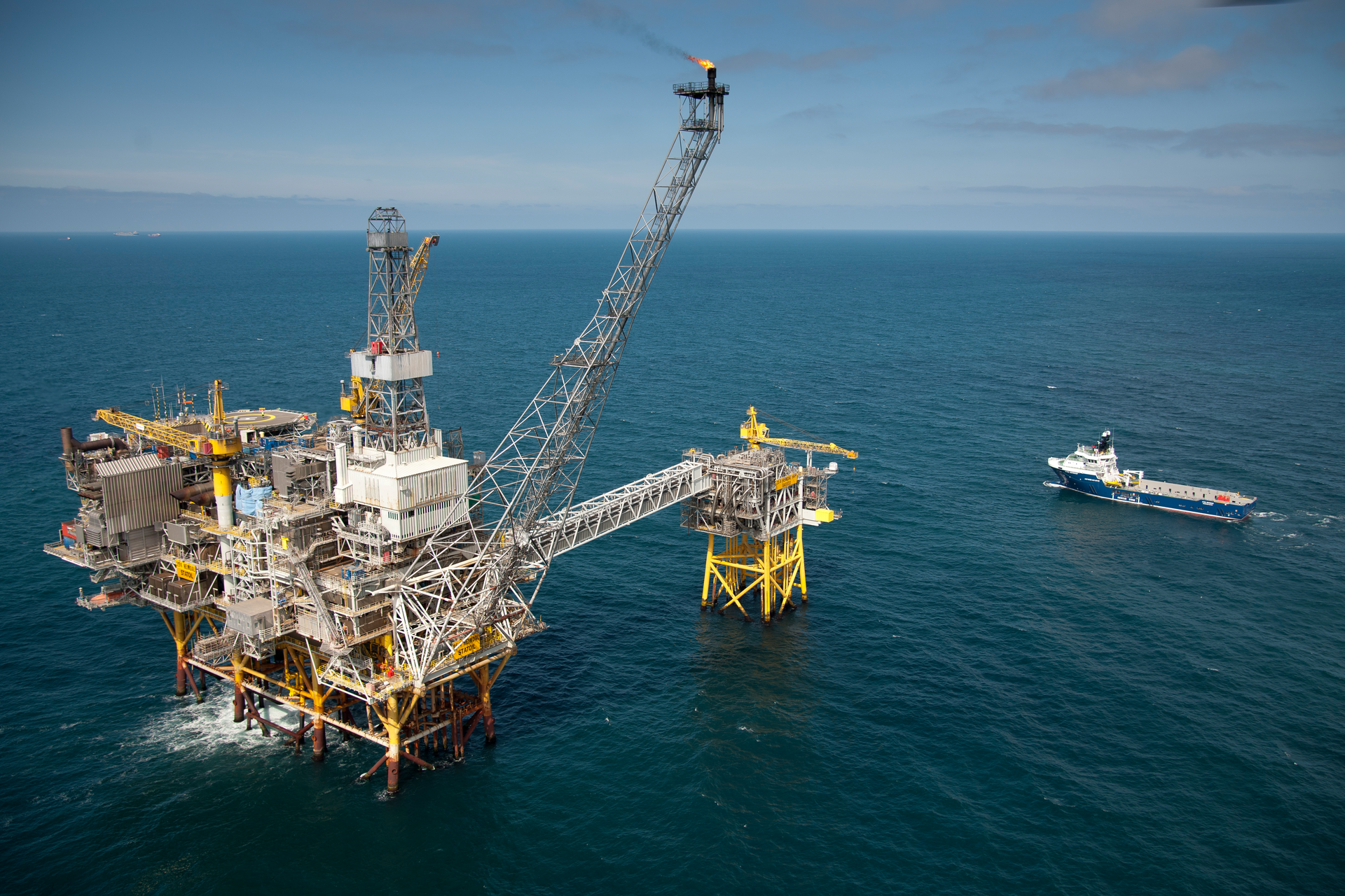 The Heimdal field in the North Sea.