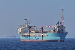 The FPSO Aoka Mizu. The FPSO Aoka Mizu.