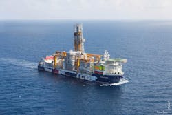 The drillship Stena IceMAX. The drillship Stena IceMAX.