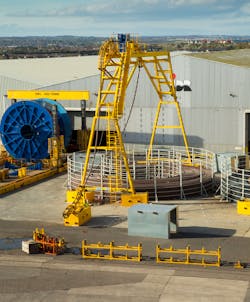 The company’s manufacturing facility in Hartlepool, England. The company’s manufacturing facility in Hartlepool, England.