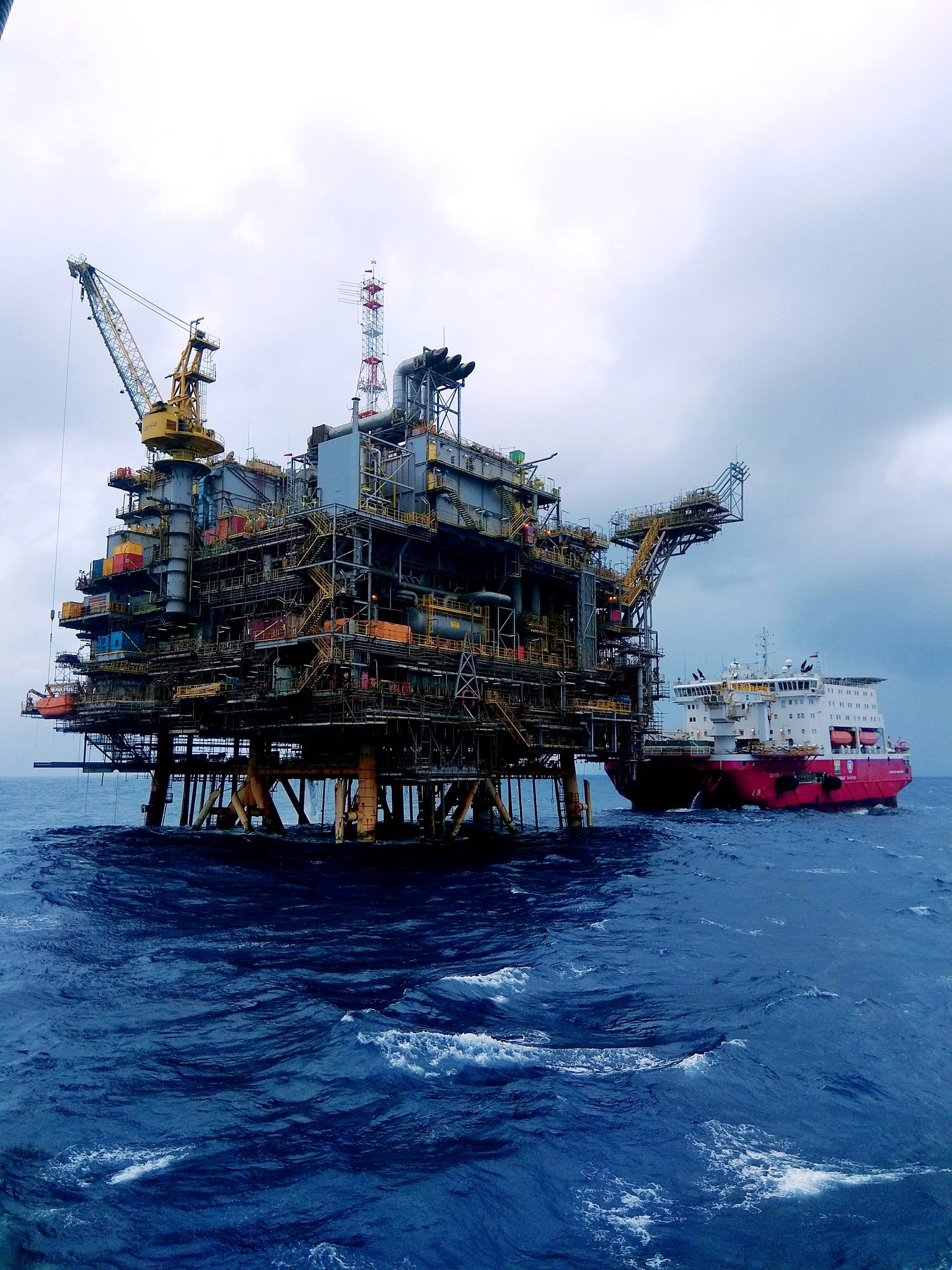 The Mexilh&atilde;o platform in the Santos basin offshore Brazil.