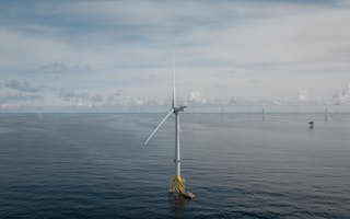 The Moray East offshore wind project in Scotland.