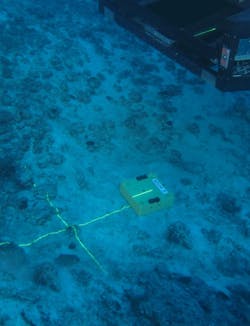 Manta is a single four-component ocean bottom node technology.